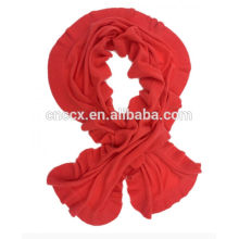 PK17ST179 lady fashion cashmere ruffle scarf